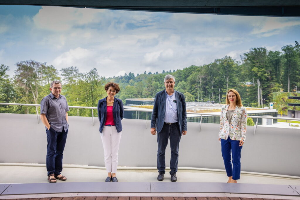 Our Director General, Christoph W. Sensen met with EMBL Director General Edith Heard